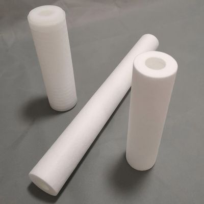 High Productivity 500L/Hour Glass Fiber String Wound Micron Filter Cartridges for 1kg
